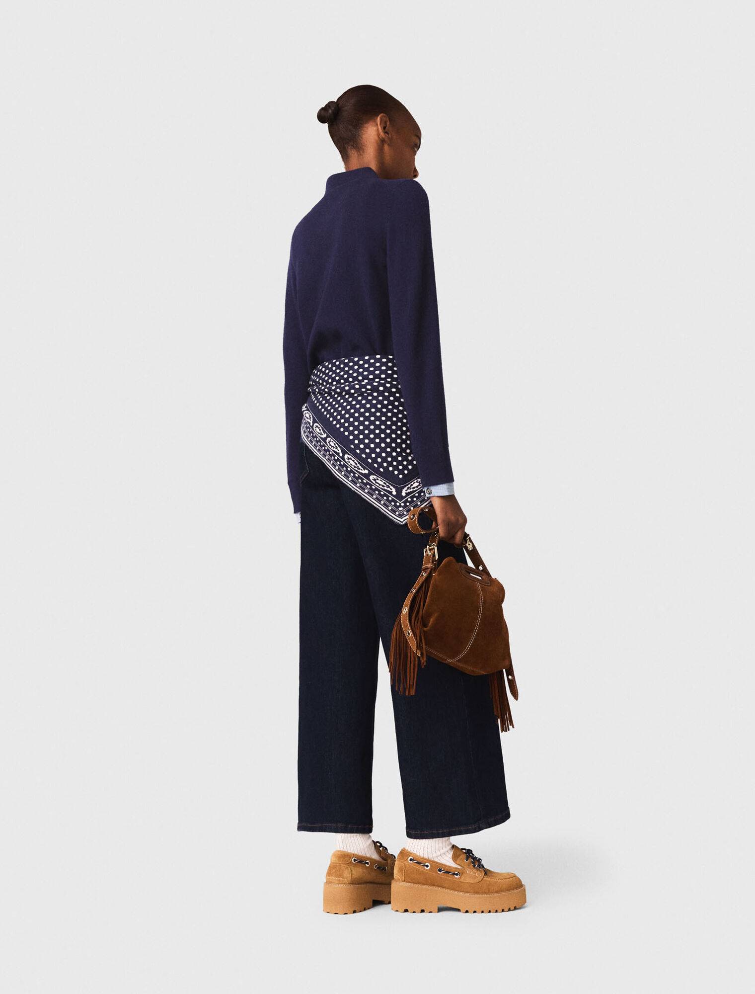 Cardigan polo &agrave; d&eacute;tails amovibles