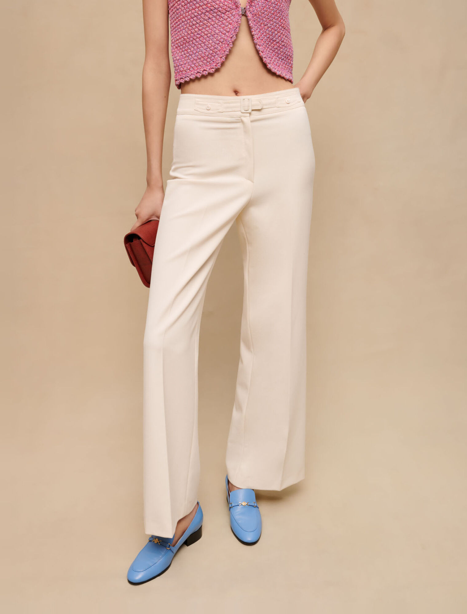 Pantalon de tailleur large