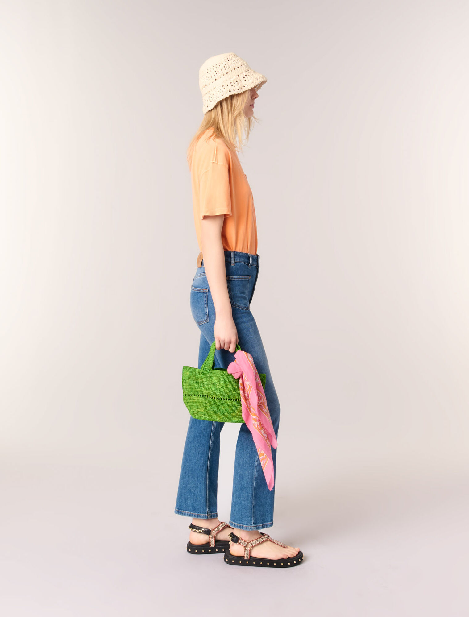Jean denim à poches