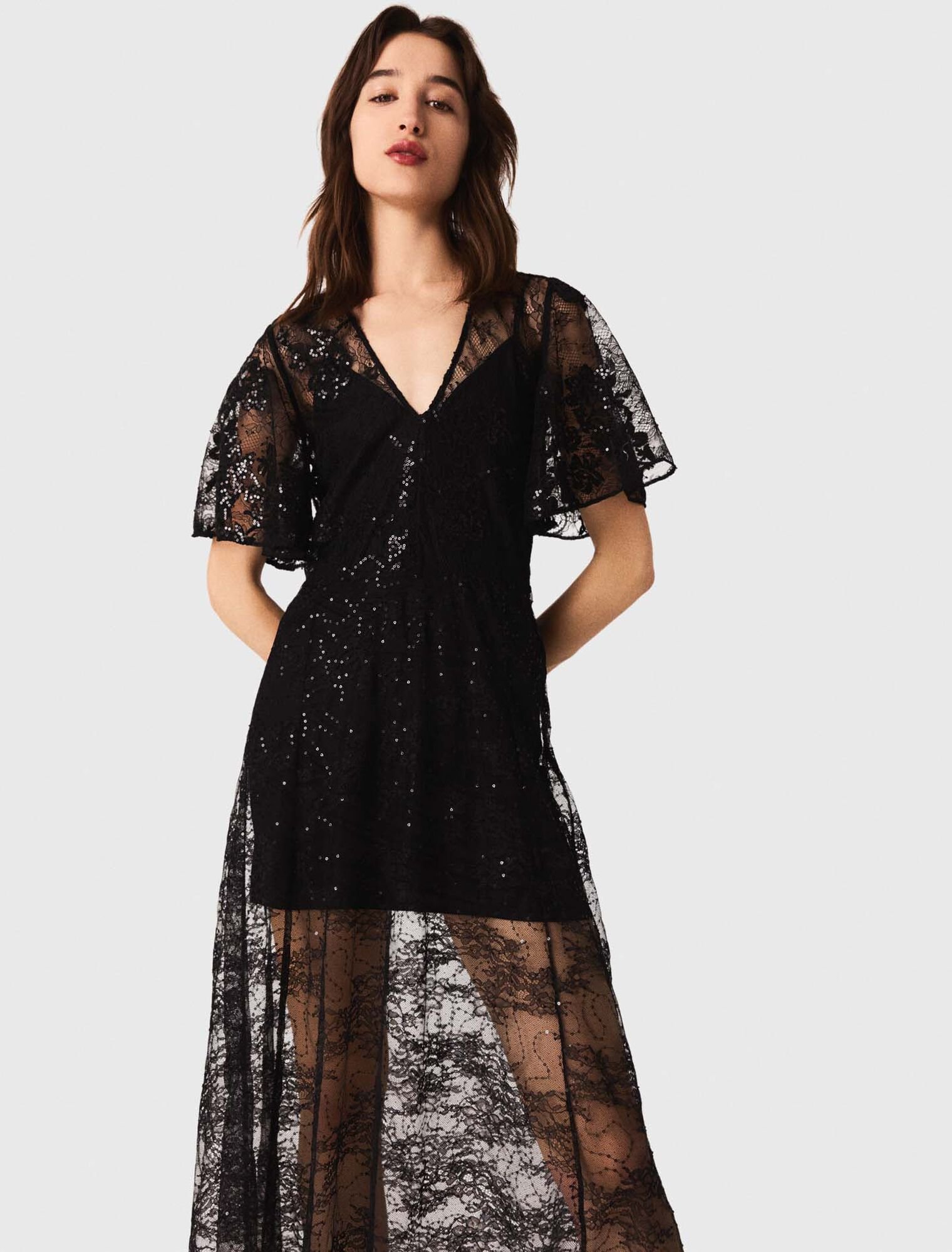 Robe longue en dentelle Robe longue en dentelle