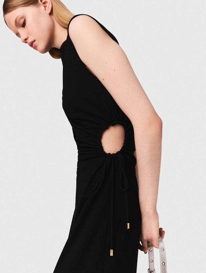 Robe maxi avec taille découpée