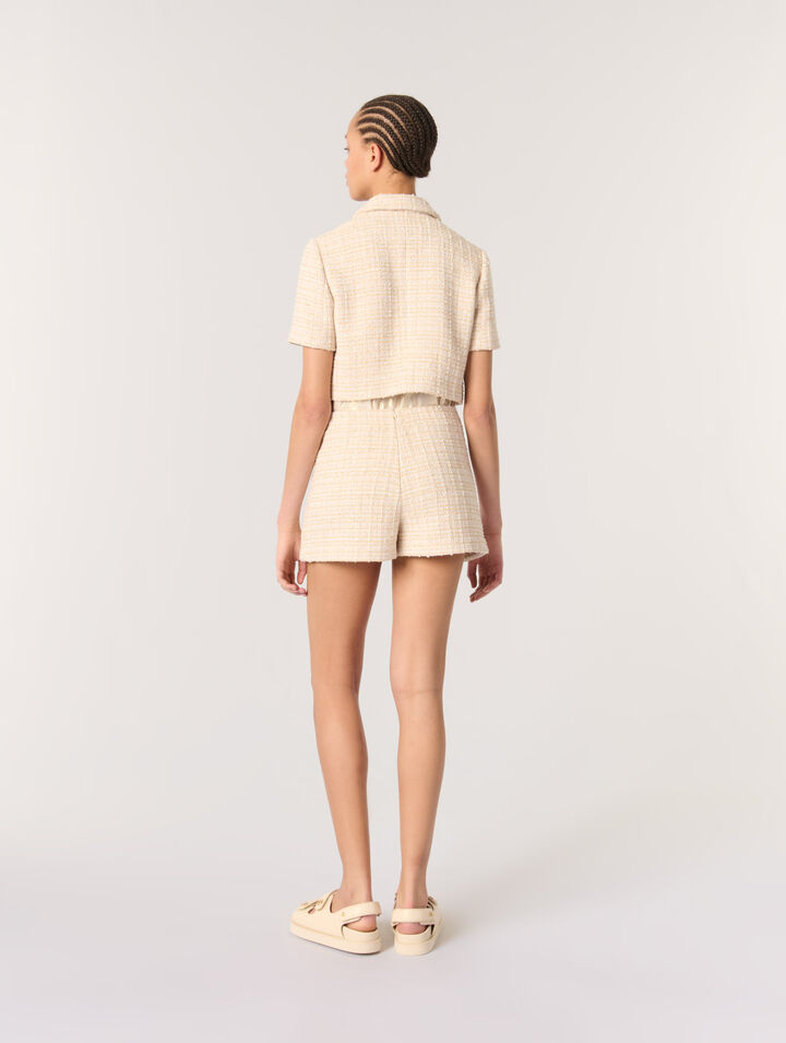 Short tweed jacket