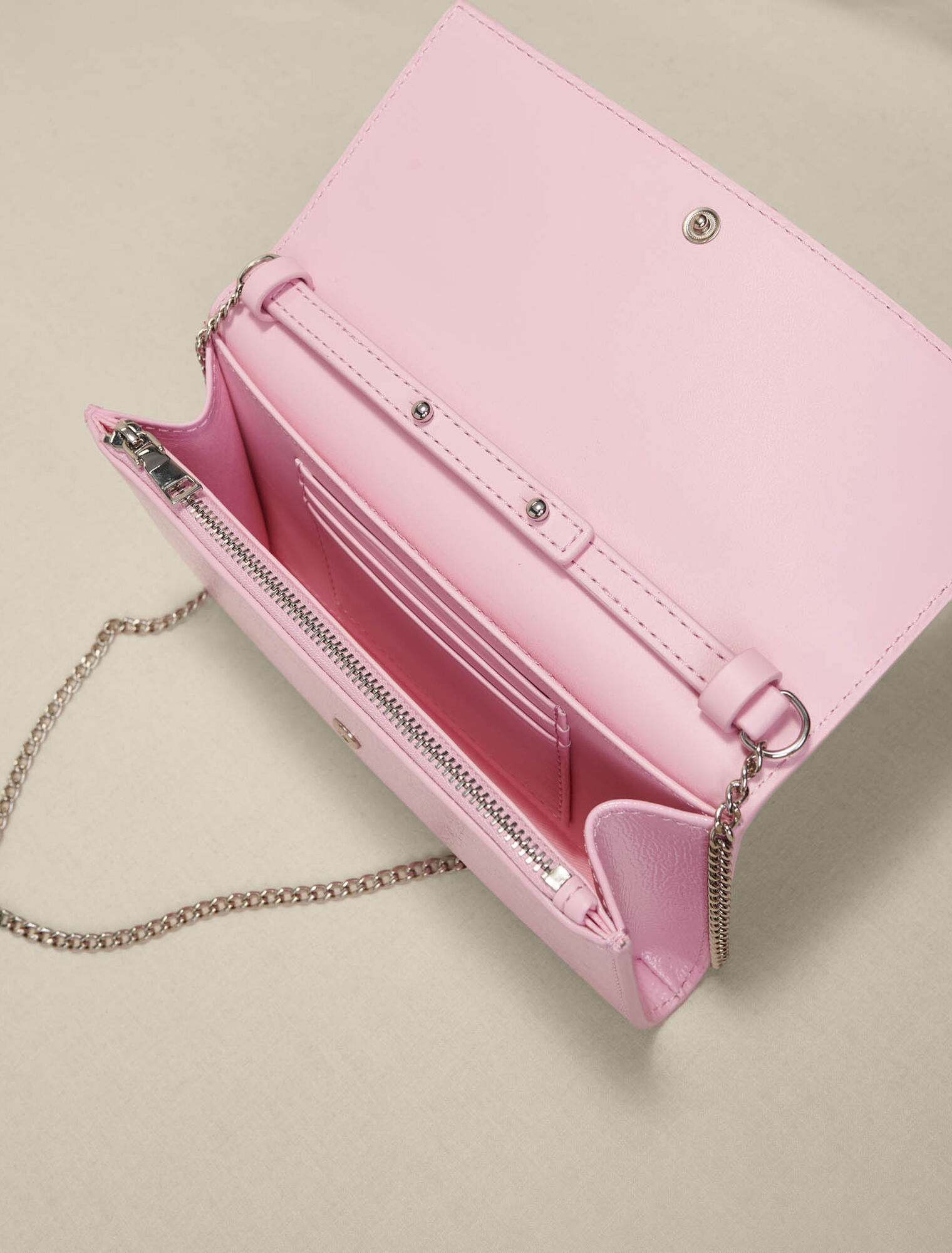 Sac portefeuille rose