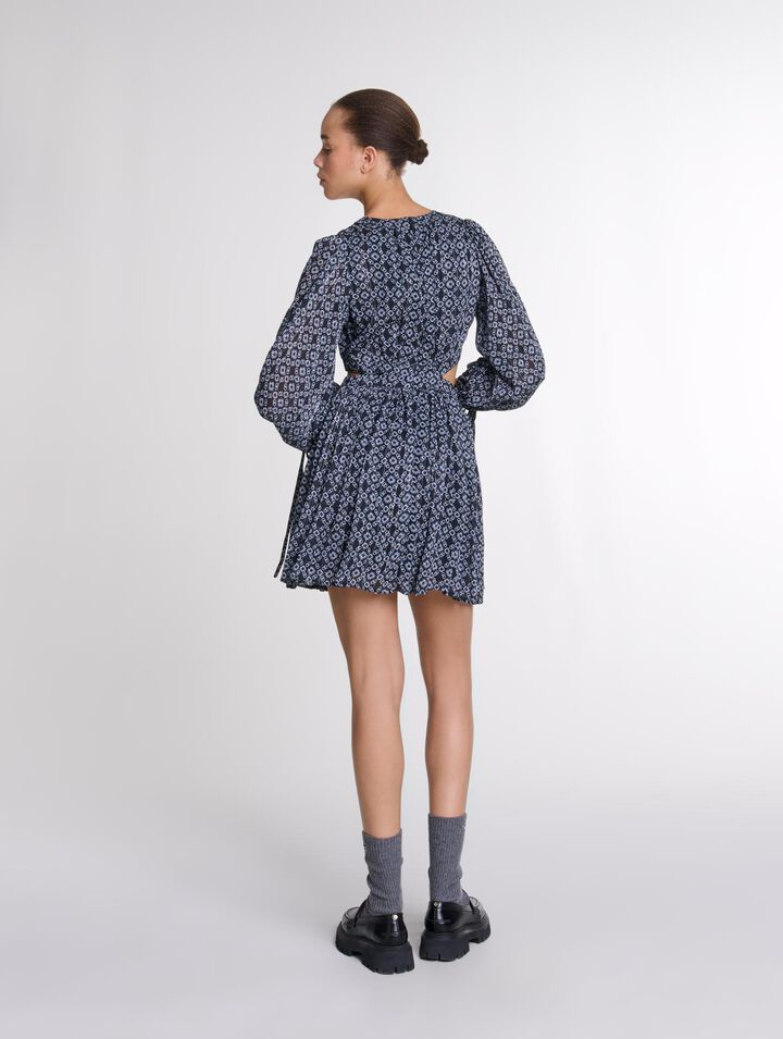 Short Clover motif dress