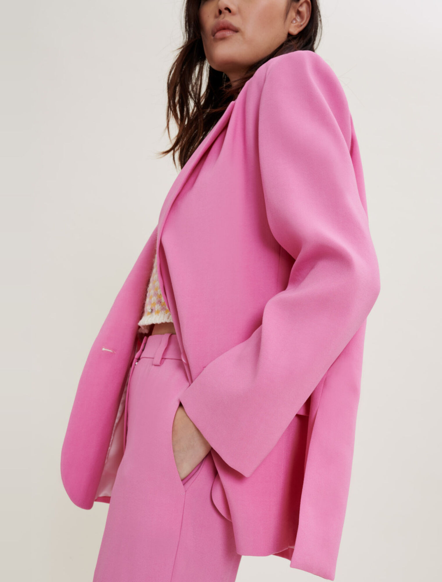 Veste tailleur fluide en ample