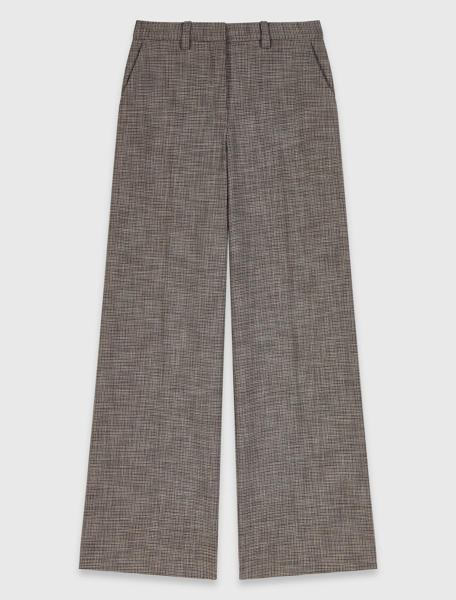 Pantalon de tailleur &agrave; carreaux