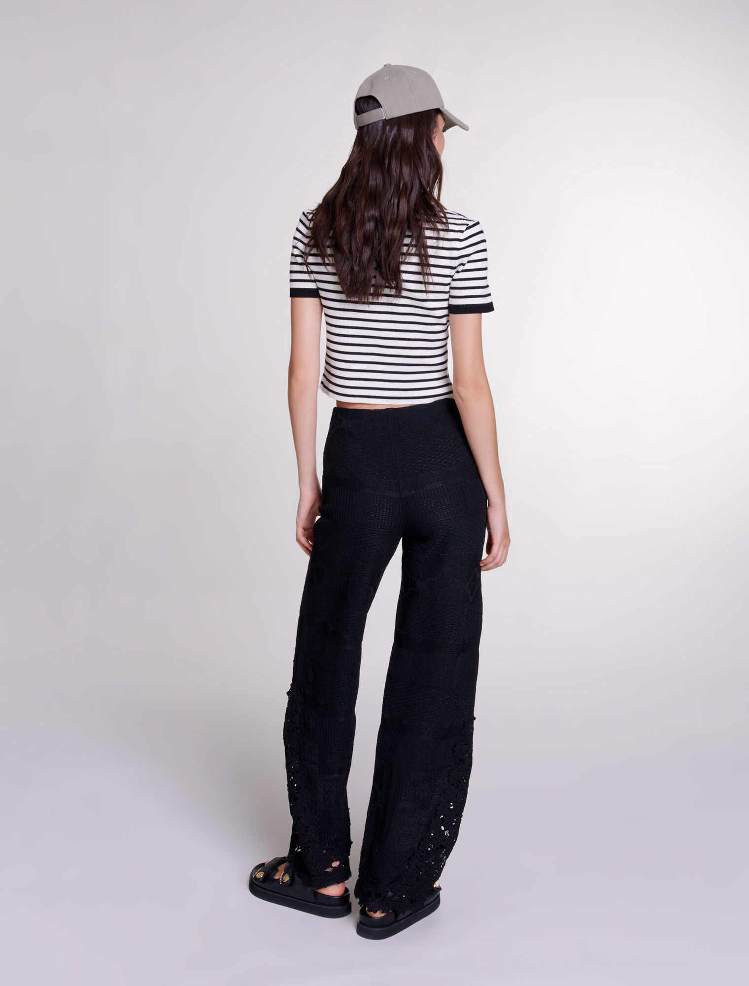 Pantalon en crochet