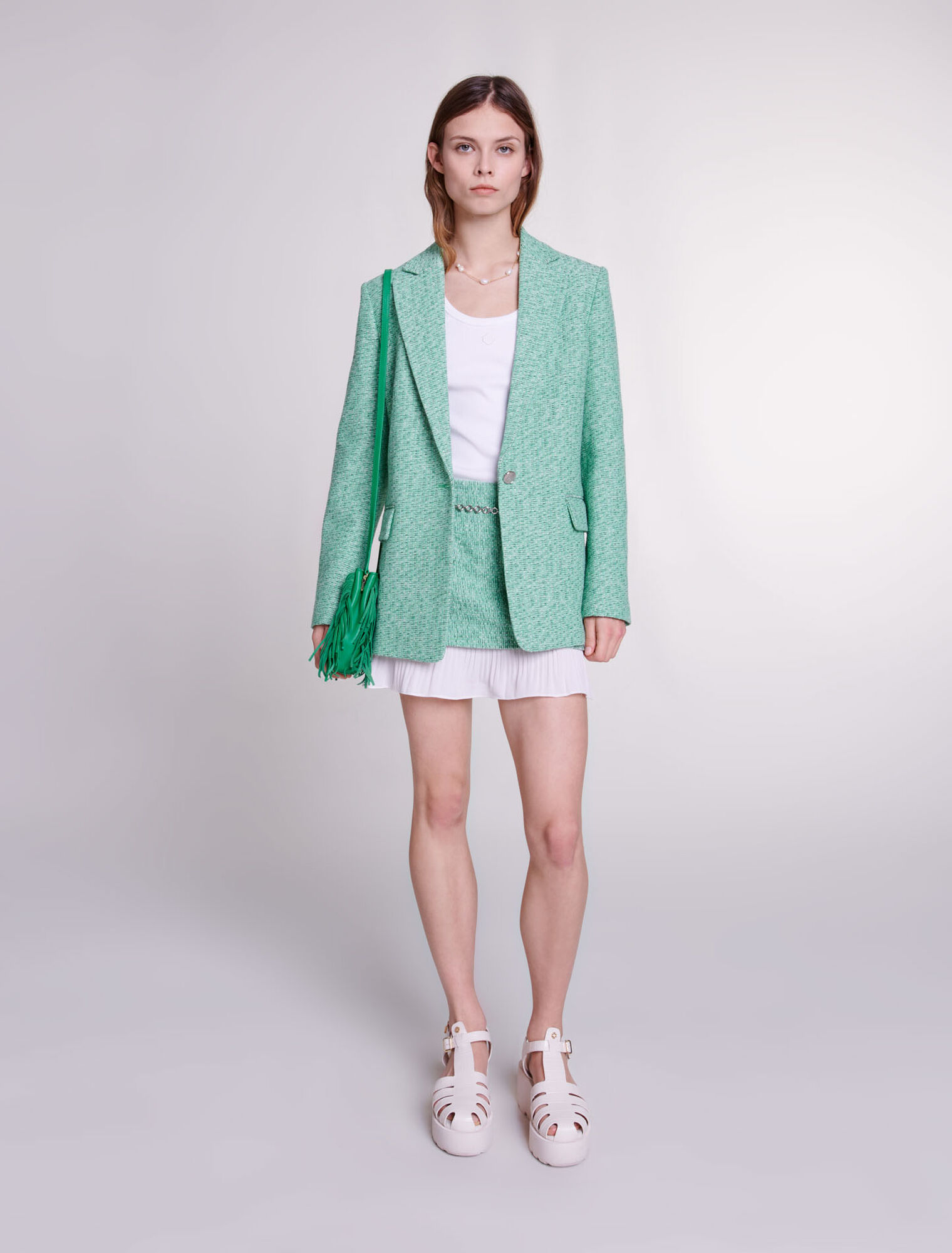 Veste en tweed