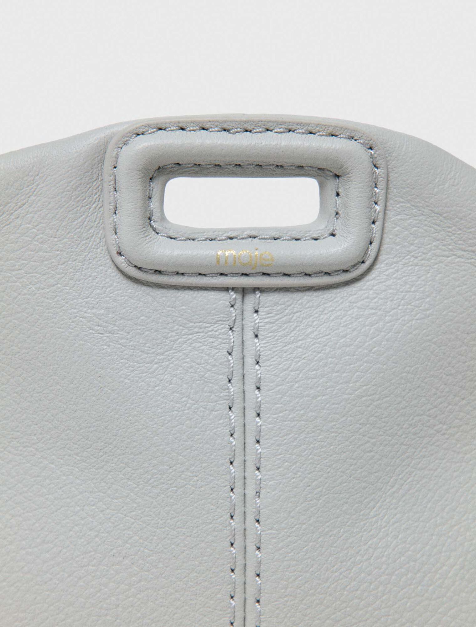 Miss M micro grained leather bag