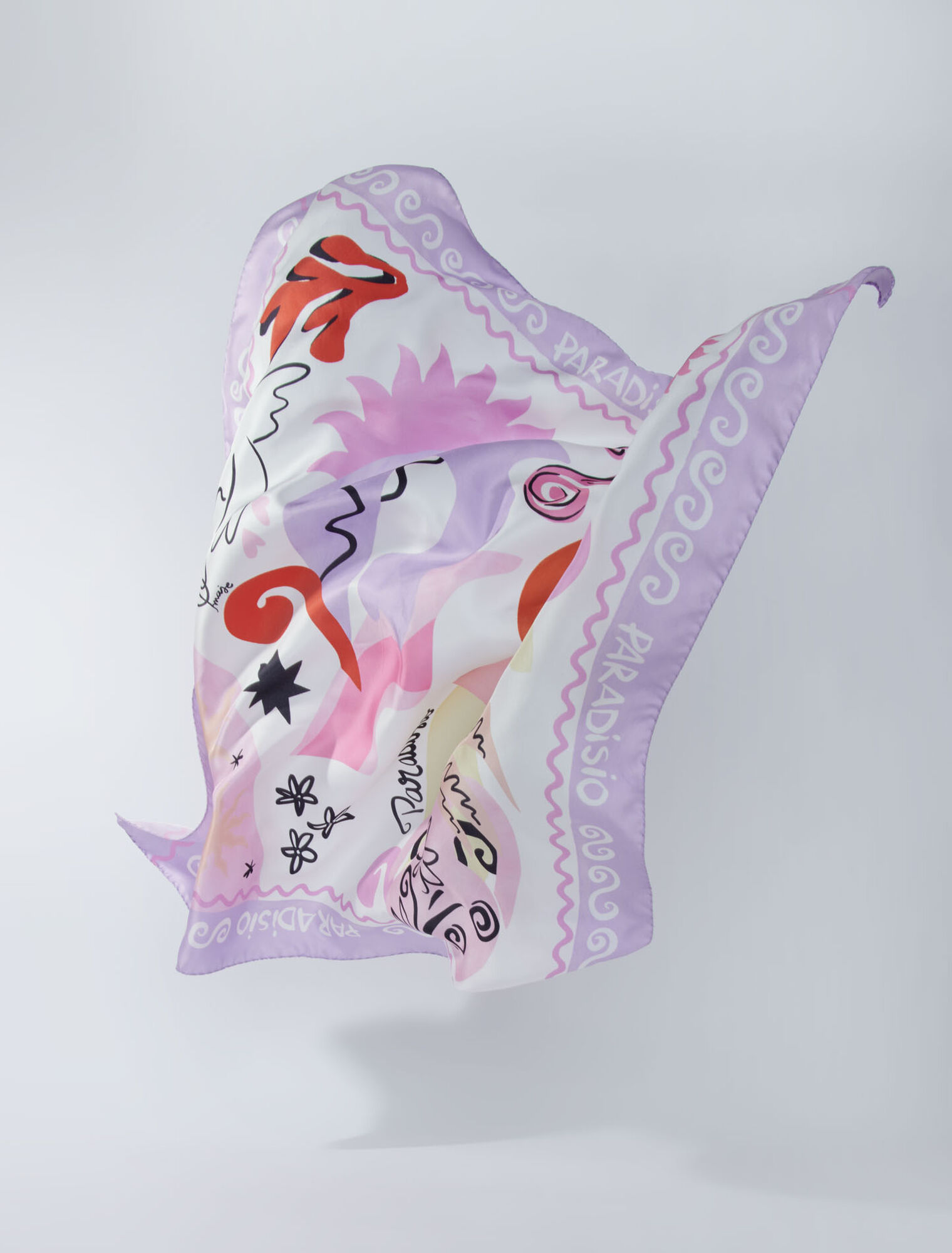 Foulard en soie Paradisio