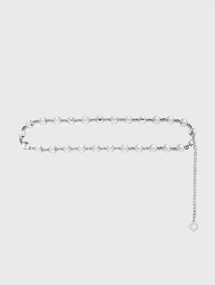 Ceinture chaine à strass