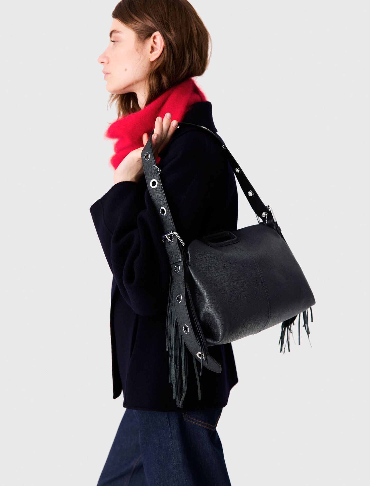 Grained leather Miss M bag