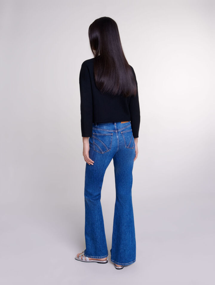 Cardigan court en maille