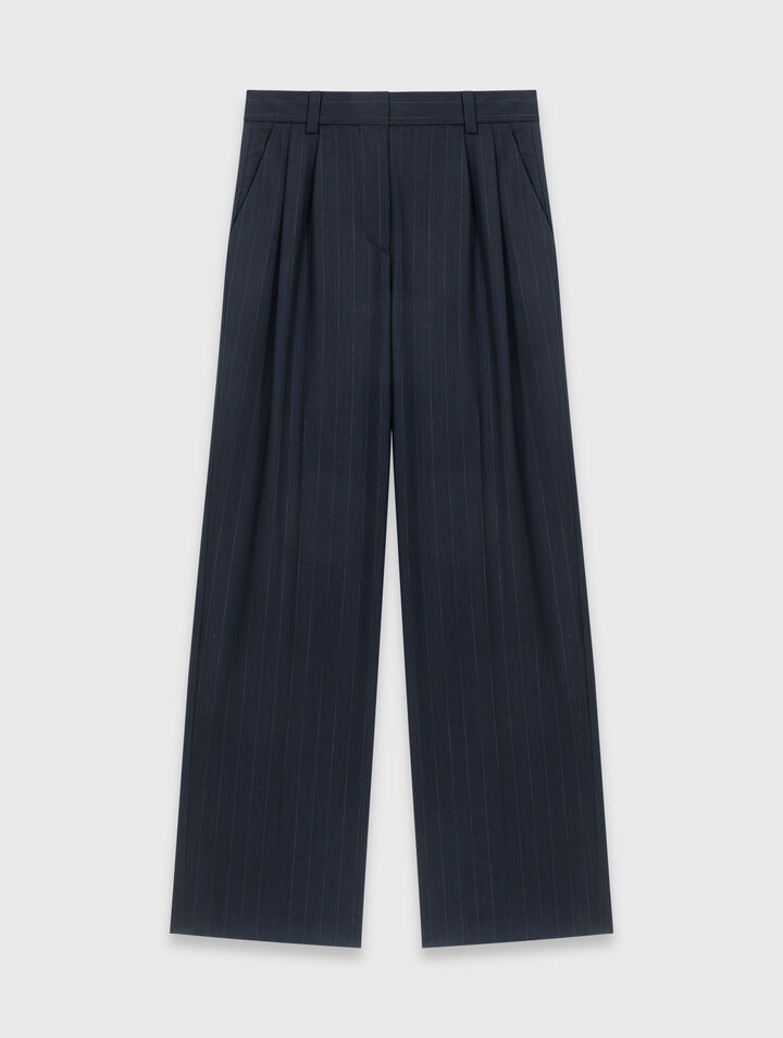Striped suit trousers