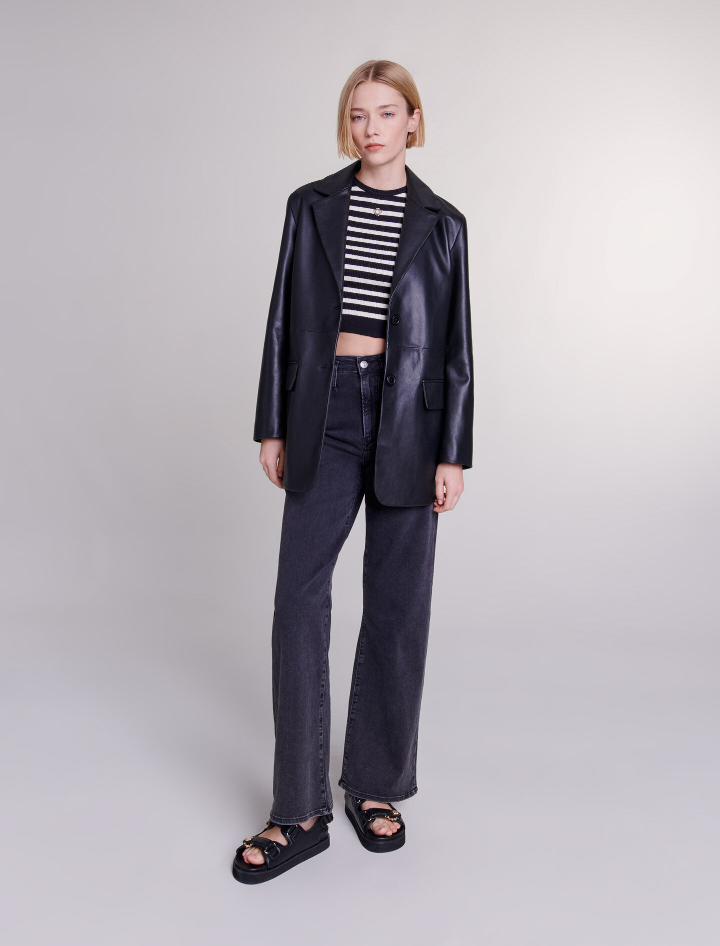 Veste en cuir