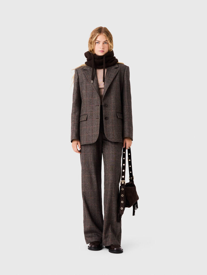 Veste de tailleur avec ceinture