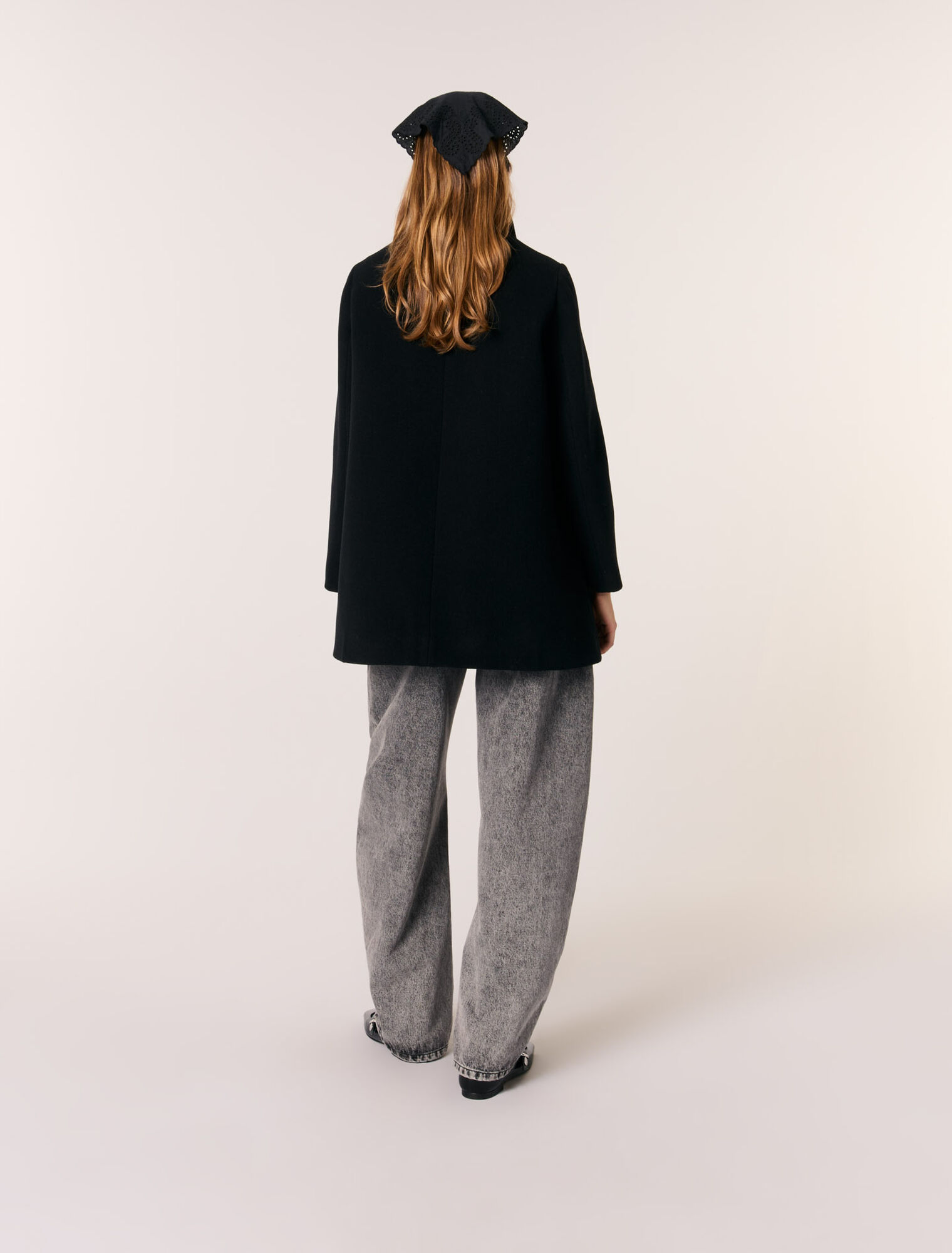 Manteau en laine mélangée