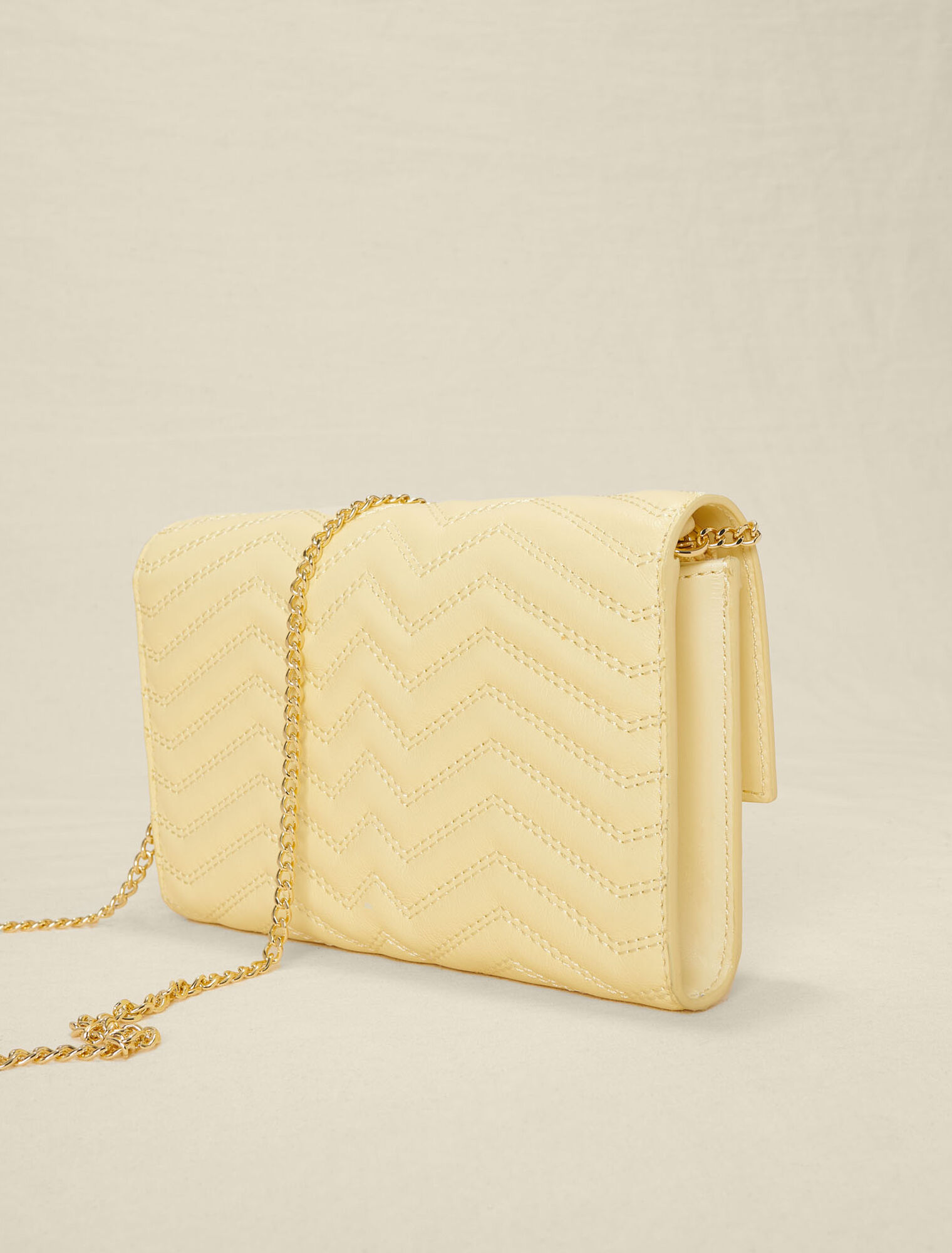 Leather wallet on chain