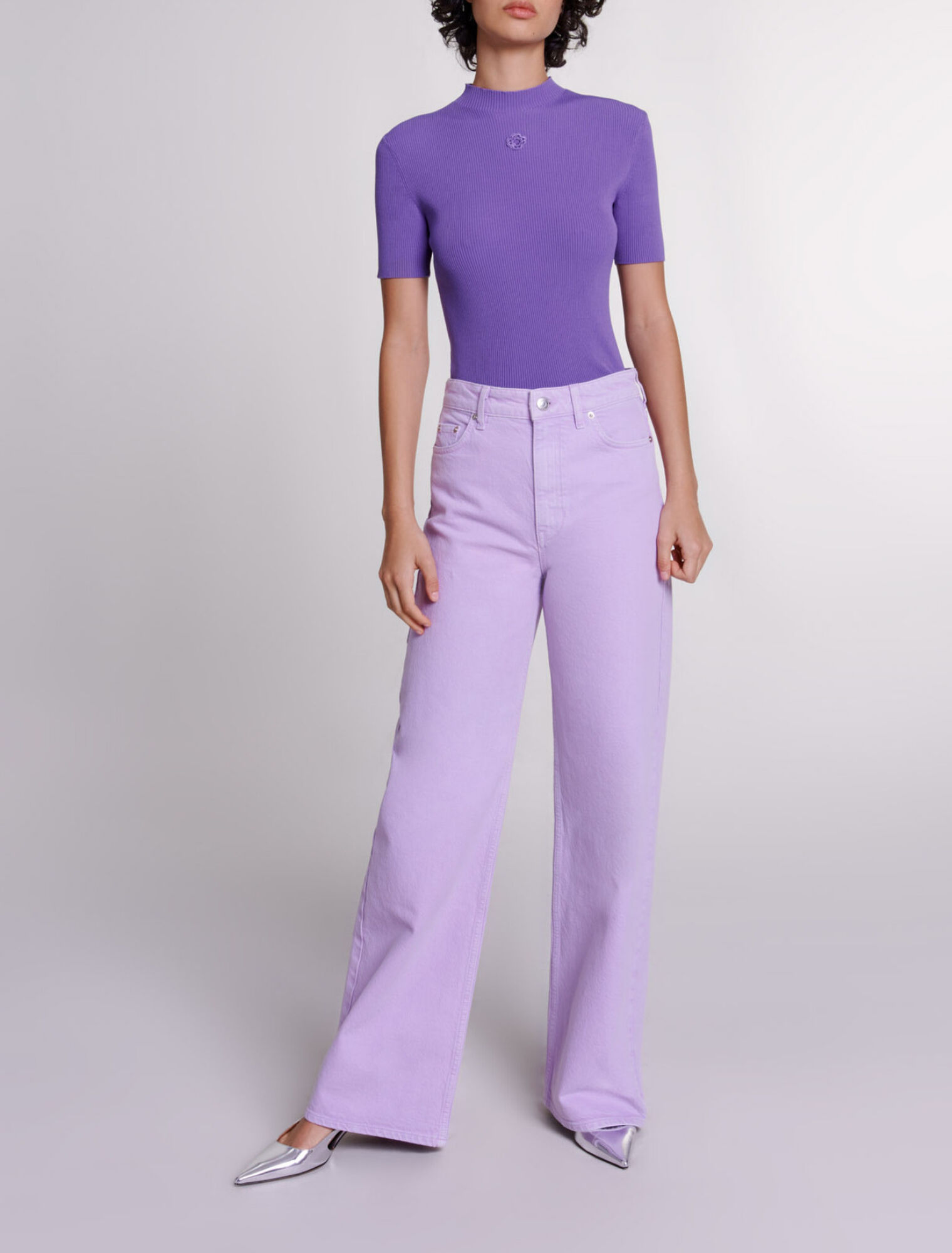 Top &agrave; broderie Clover