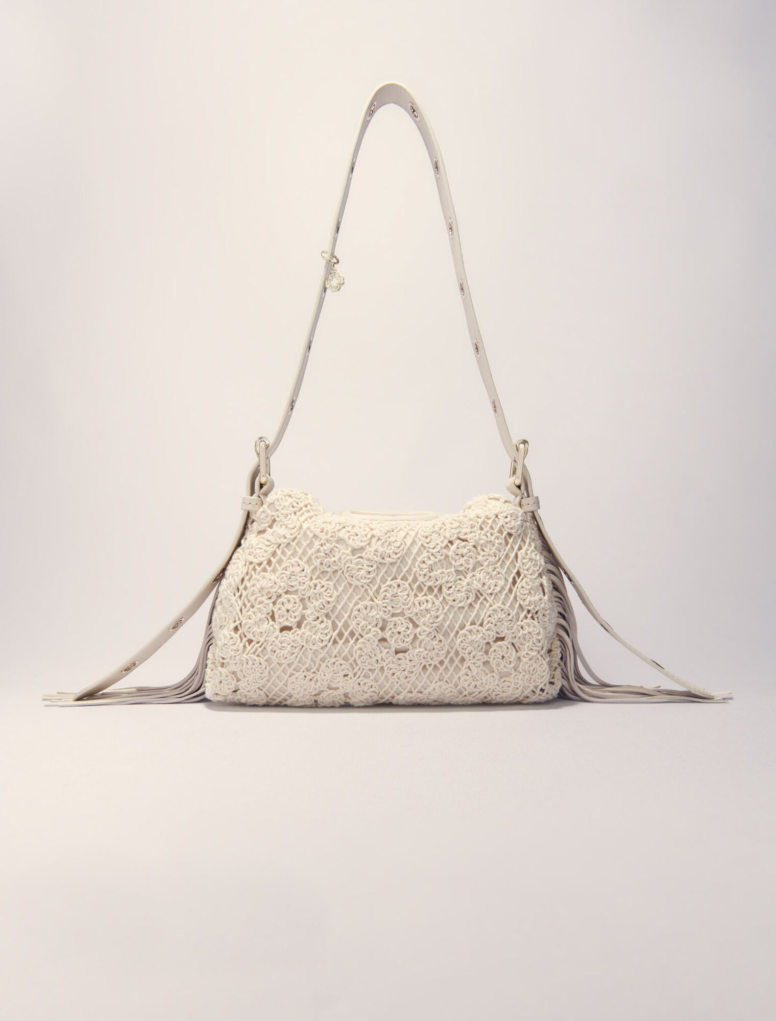 Crochet-knit mini Miss M bag