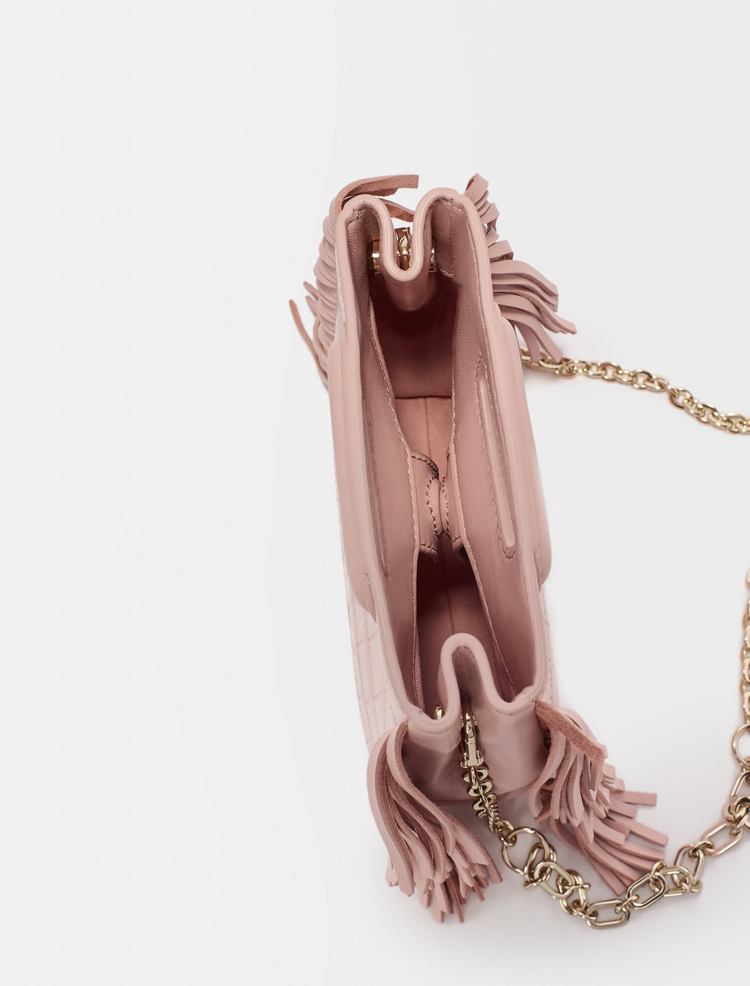Sac M Mini en cuir croco