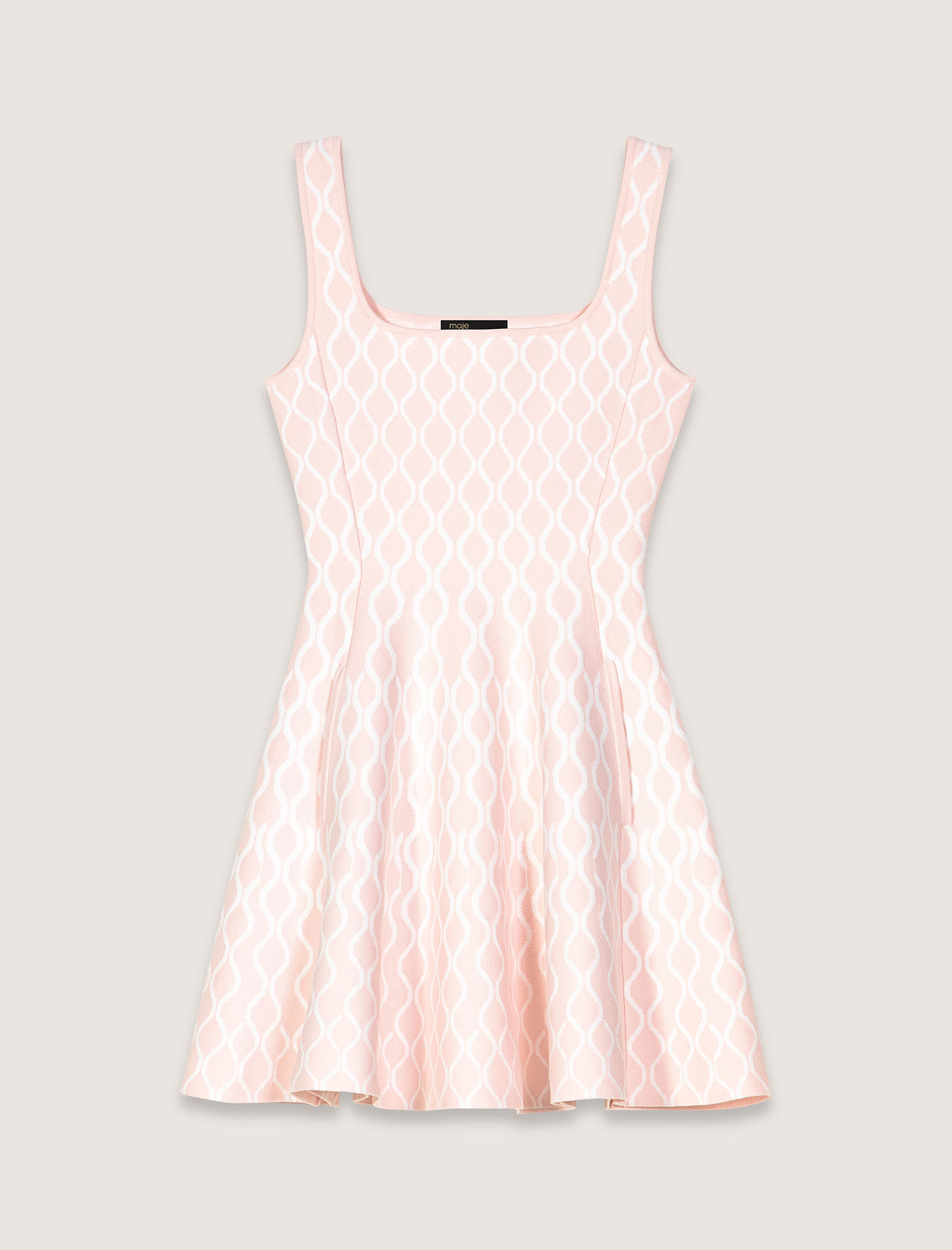 Robe maje rose poudré discount