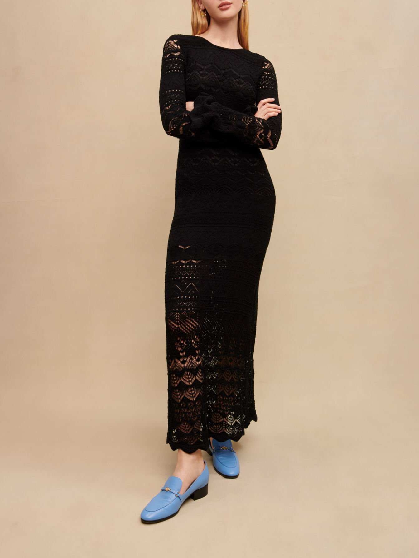Robe dentelle maje on sale