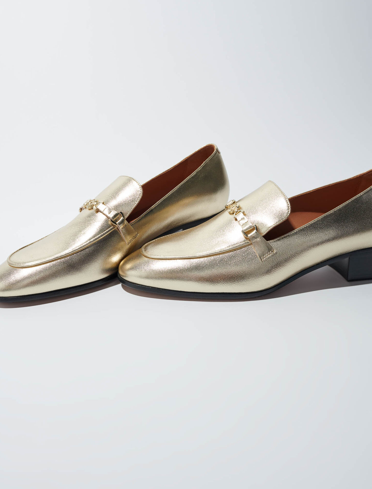 Leather loafers