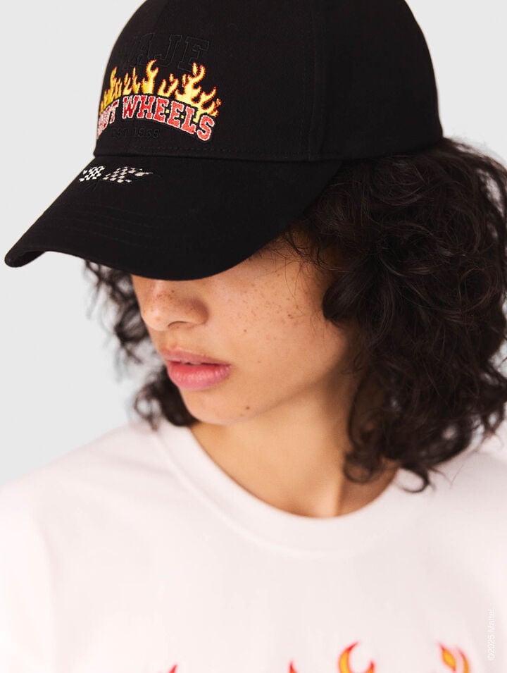 Hot Wheels x Maje cotton cap