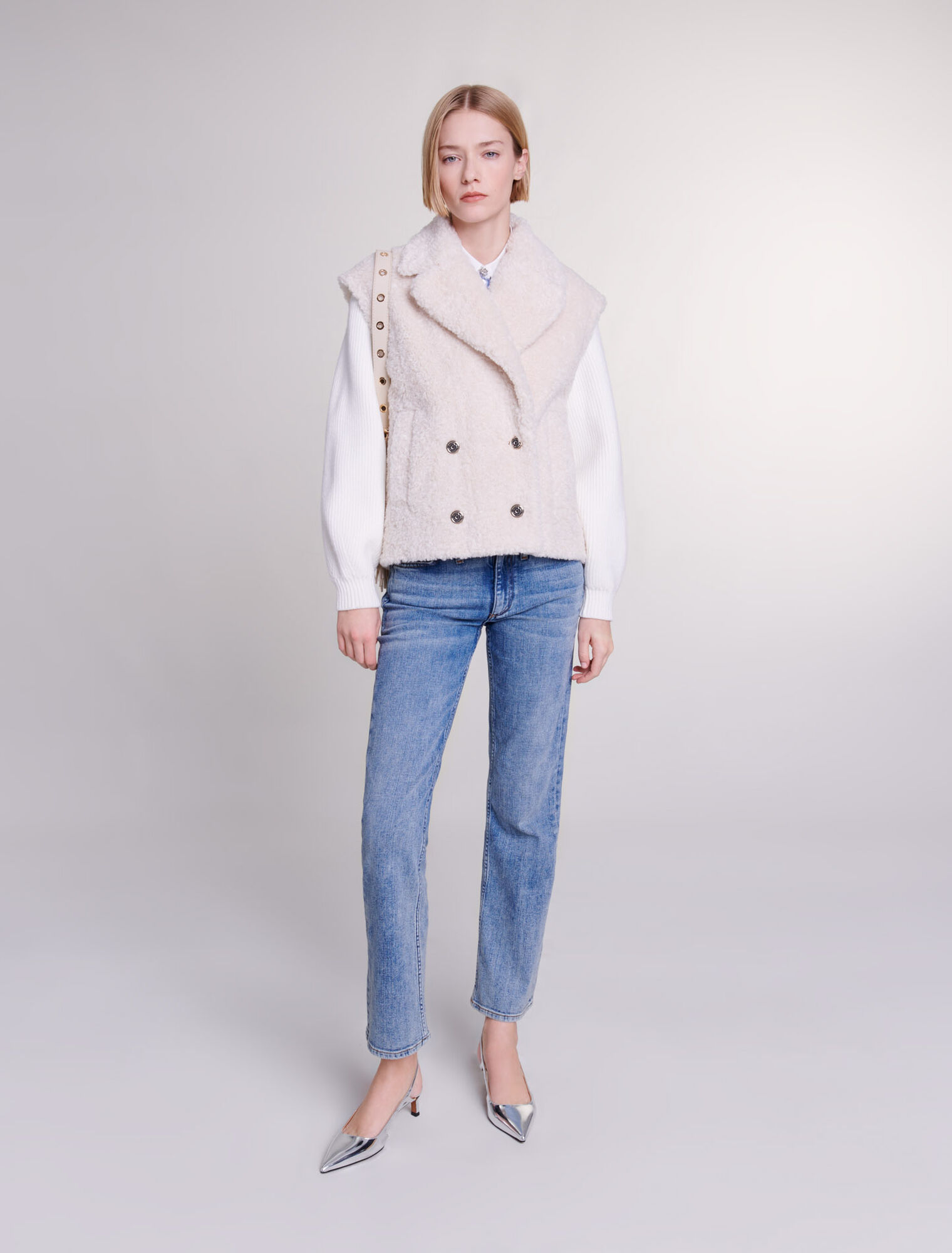 Blouson bi-matière