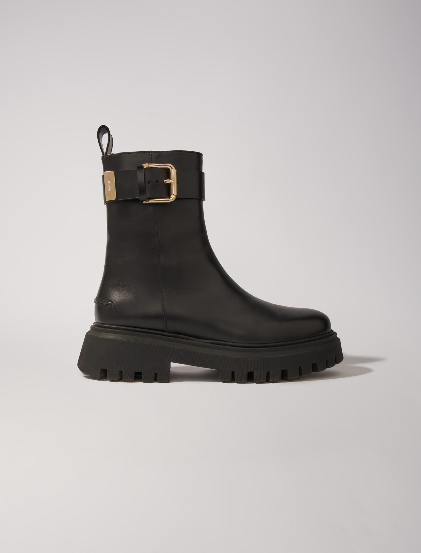 Black vinyl ankle boots online