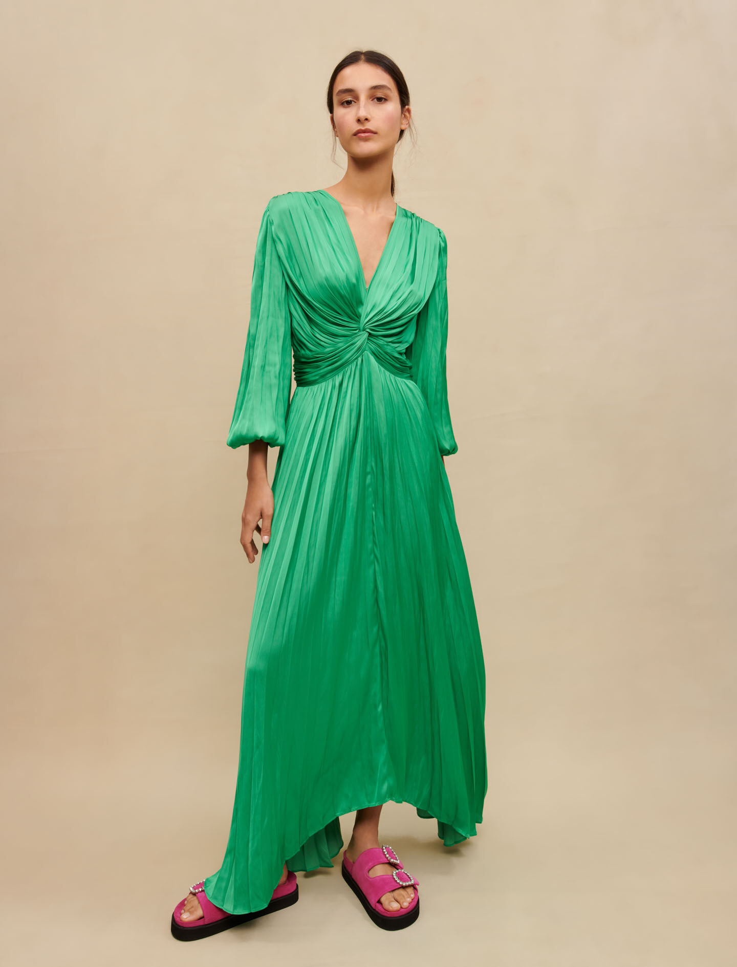 Robe verte maje hotsell