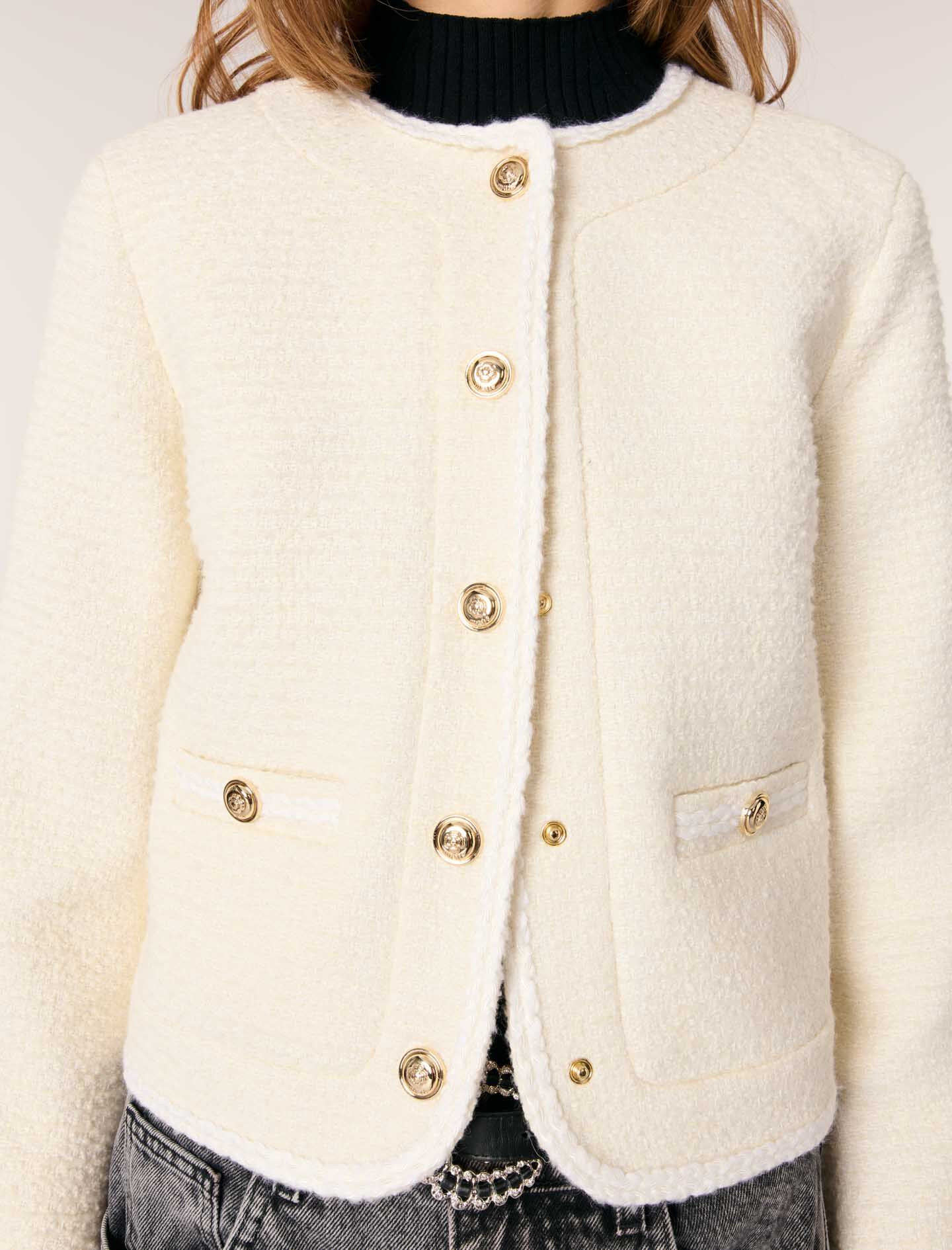 maje★Veste courte en tweed ジャケット Short tweed jacket