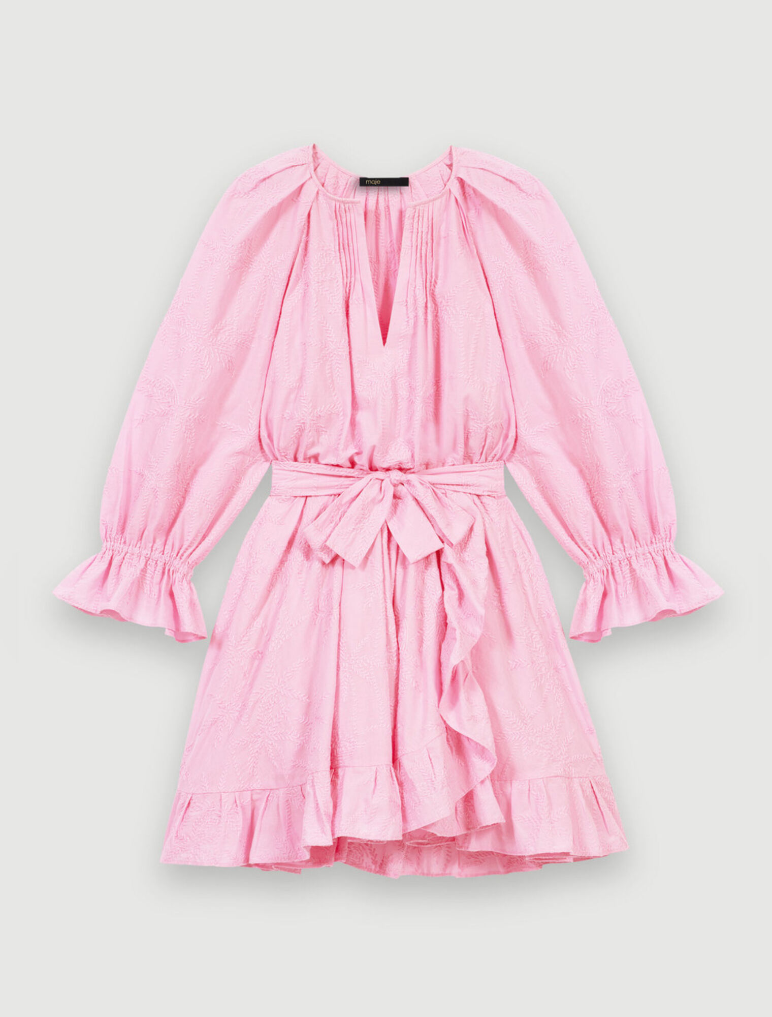 Ruffled mini dress