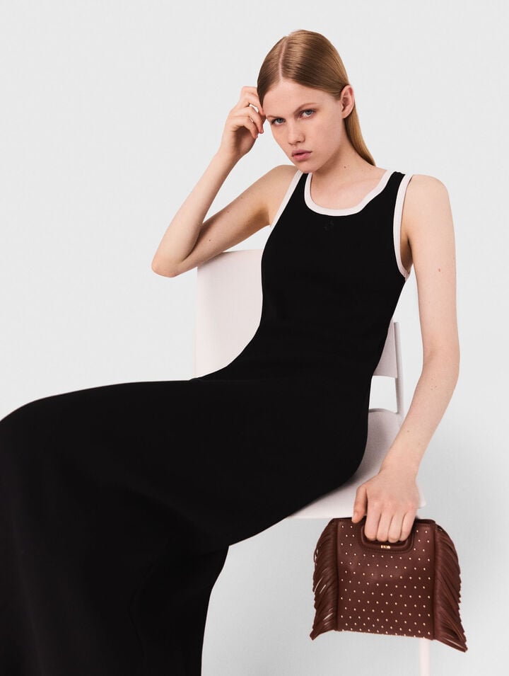 Sac M mini en cuir et studs