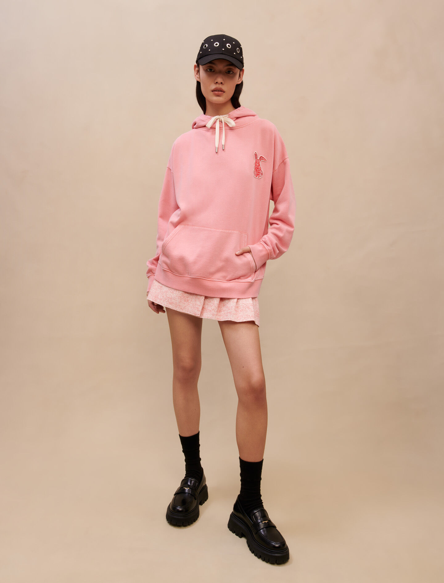 Sweat oversize rose