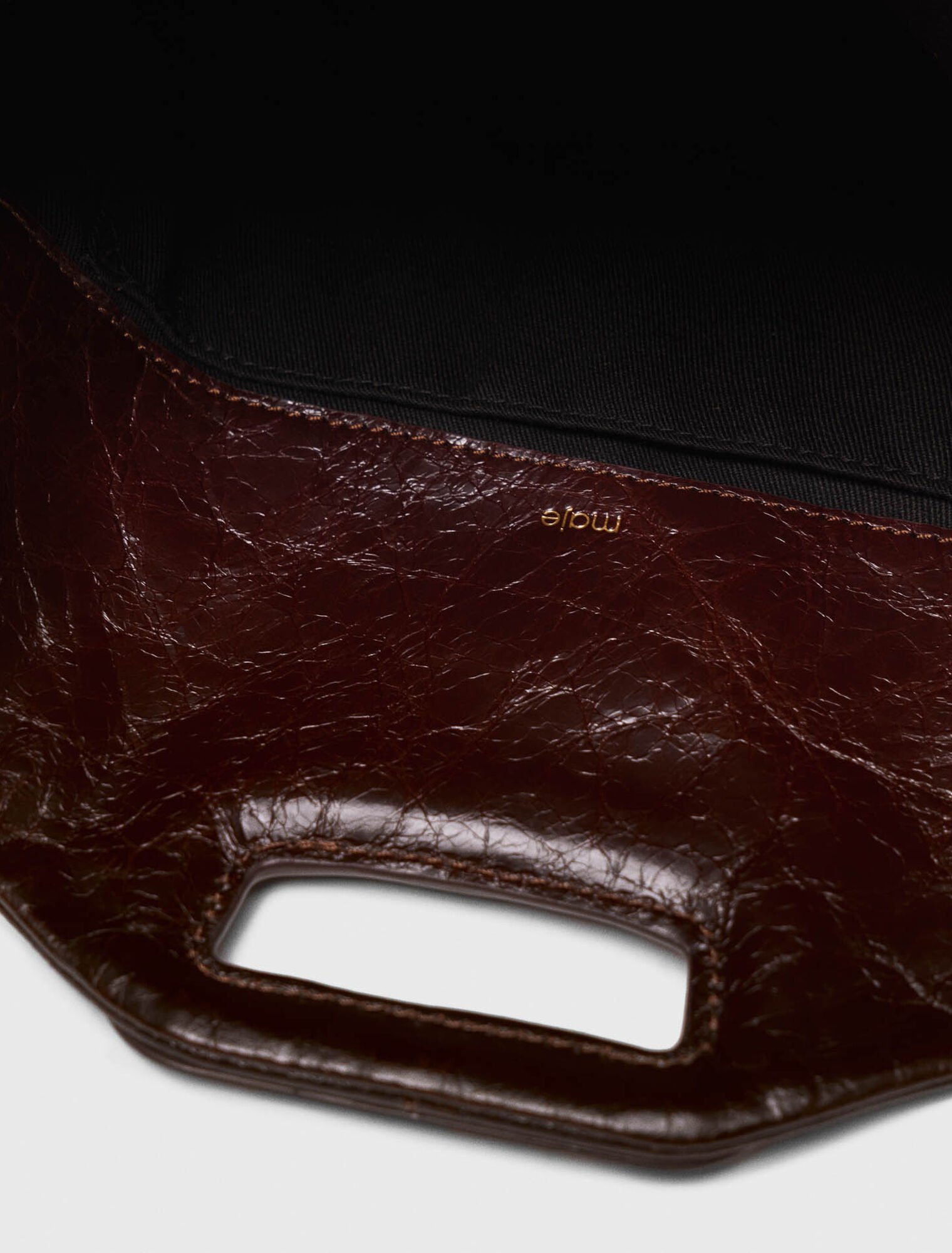 Sac Miss M en cuir craquelé