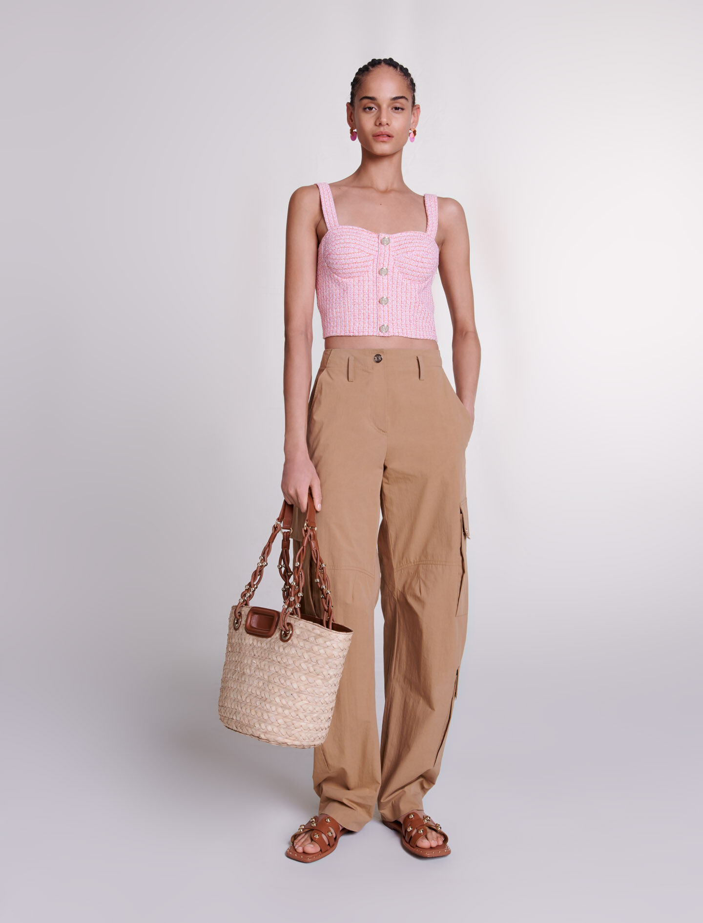 Short tweed jacket - Blazers | Maje