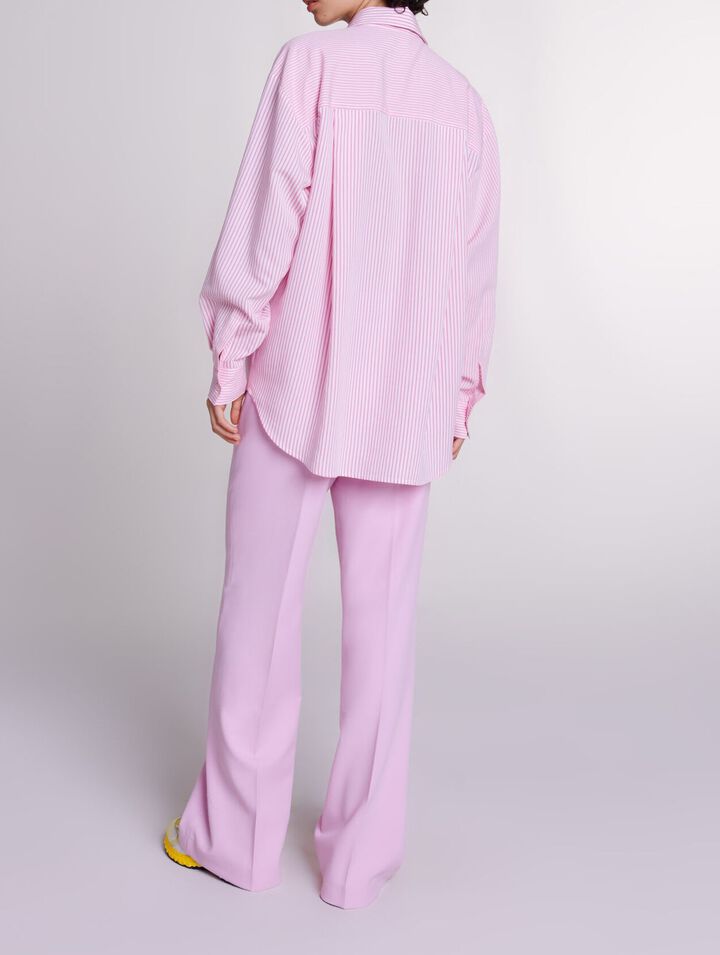 Wide-leg suit trousers