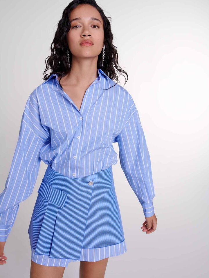 Robe 2-en-1 à rayures