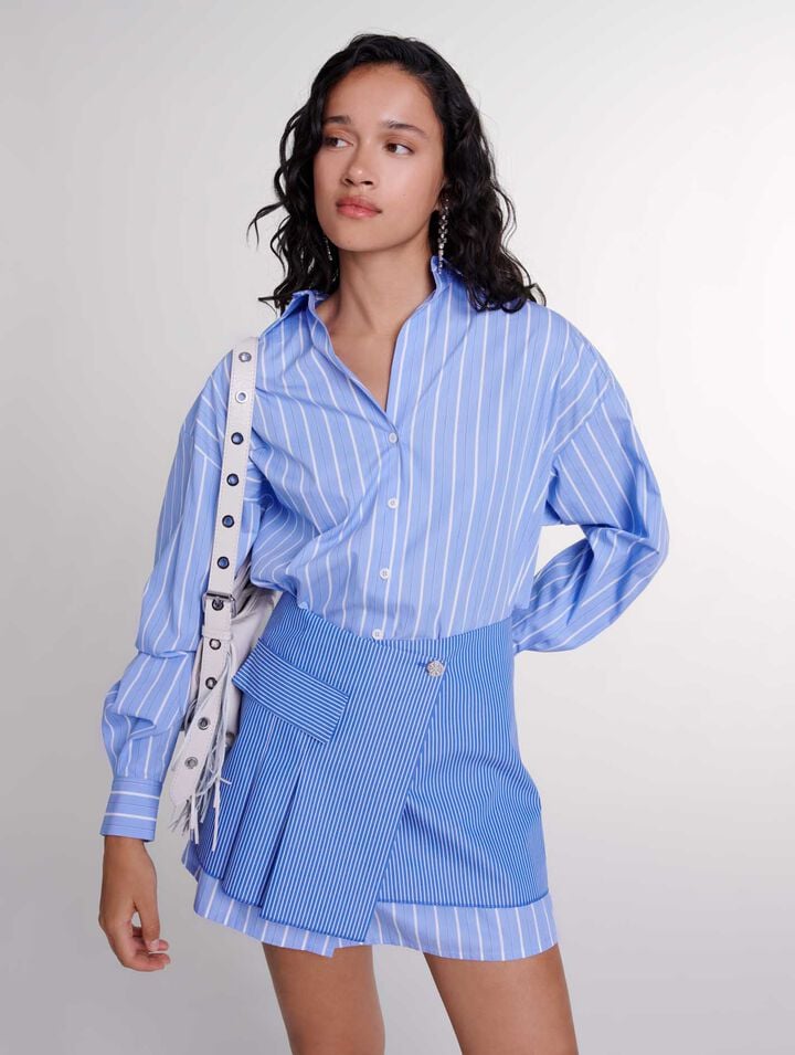 Robe 2-en-1 à rayures