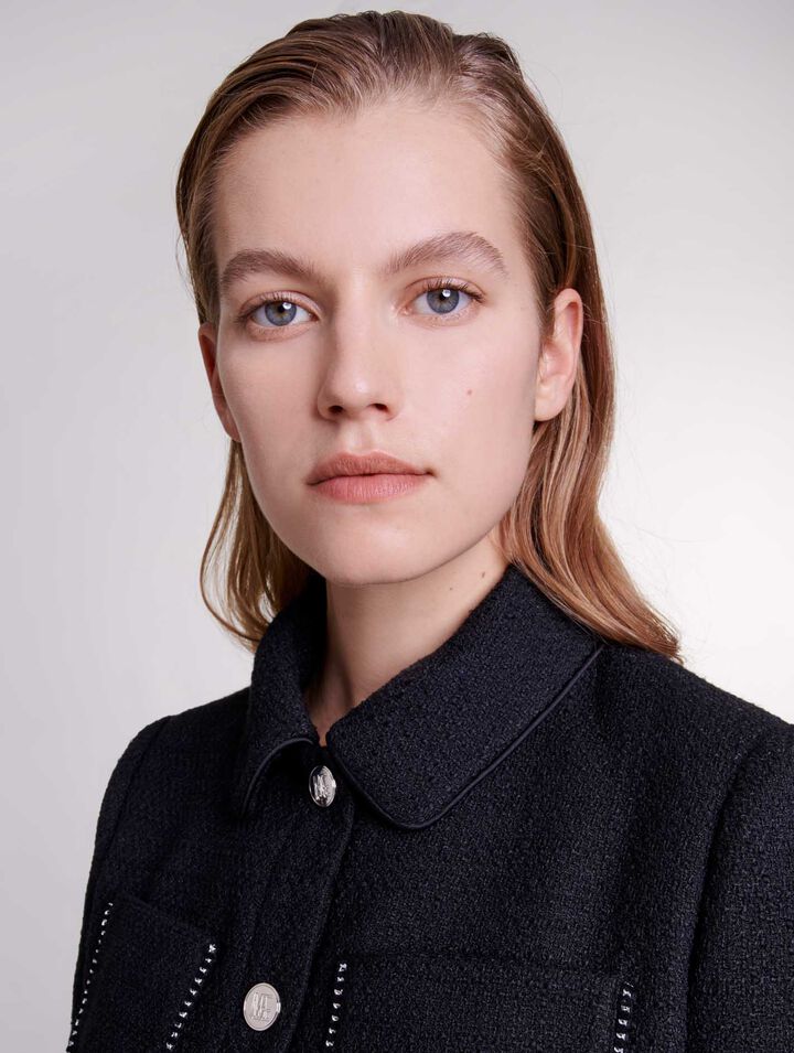 Blouson en tweed