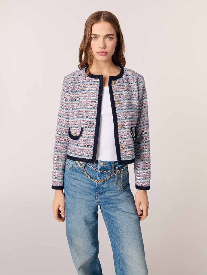 Short tweed jacket