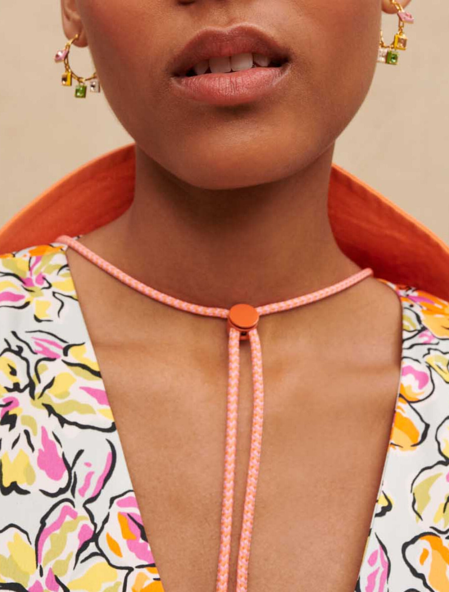 Robe courte à imprimé fleuri