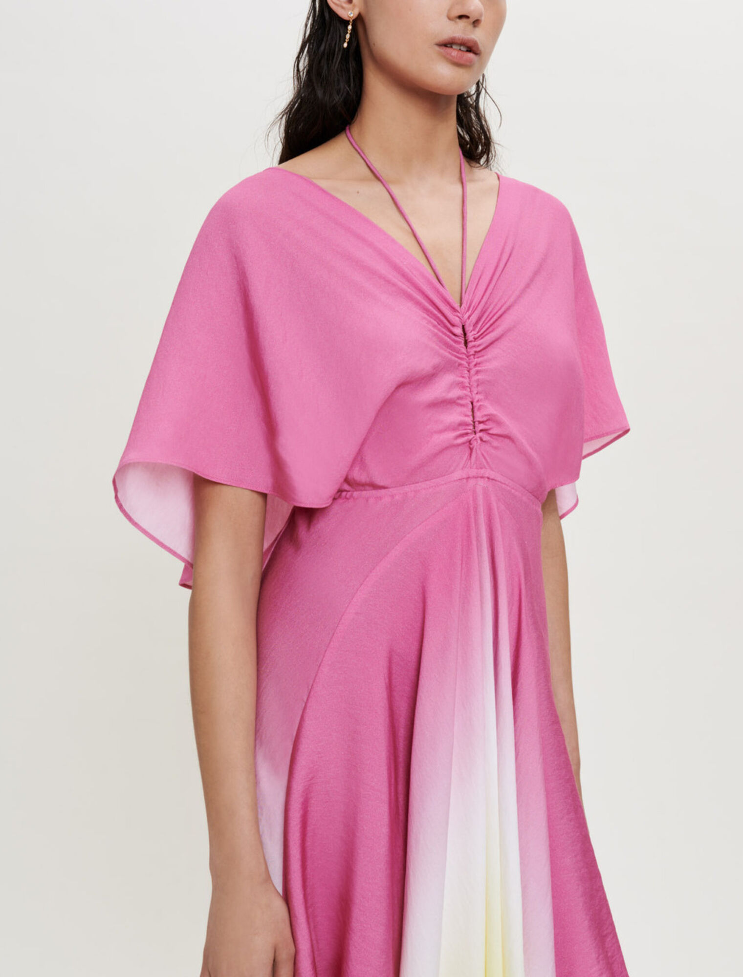 Robe foulard en Tie and Dye