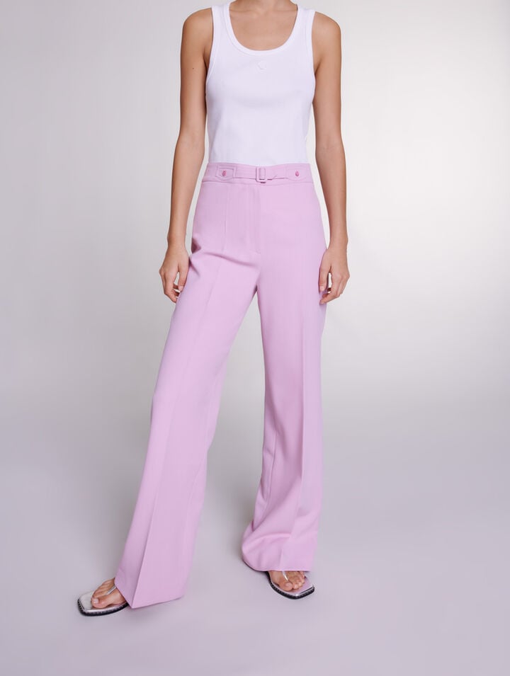 Pantalon de tailleur large
