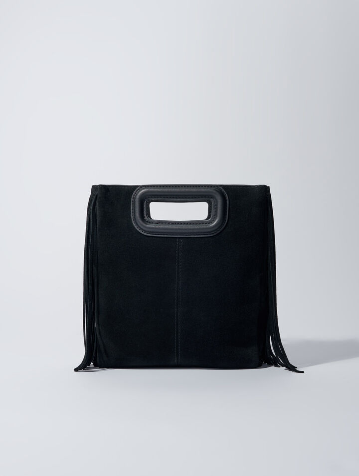 Sac M en suède à studs