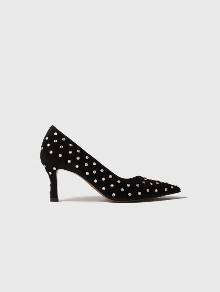 Escarpins pointus à strass