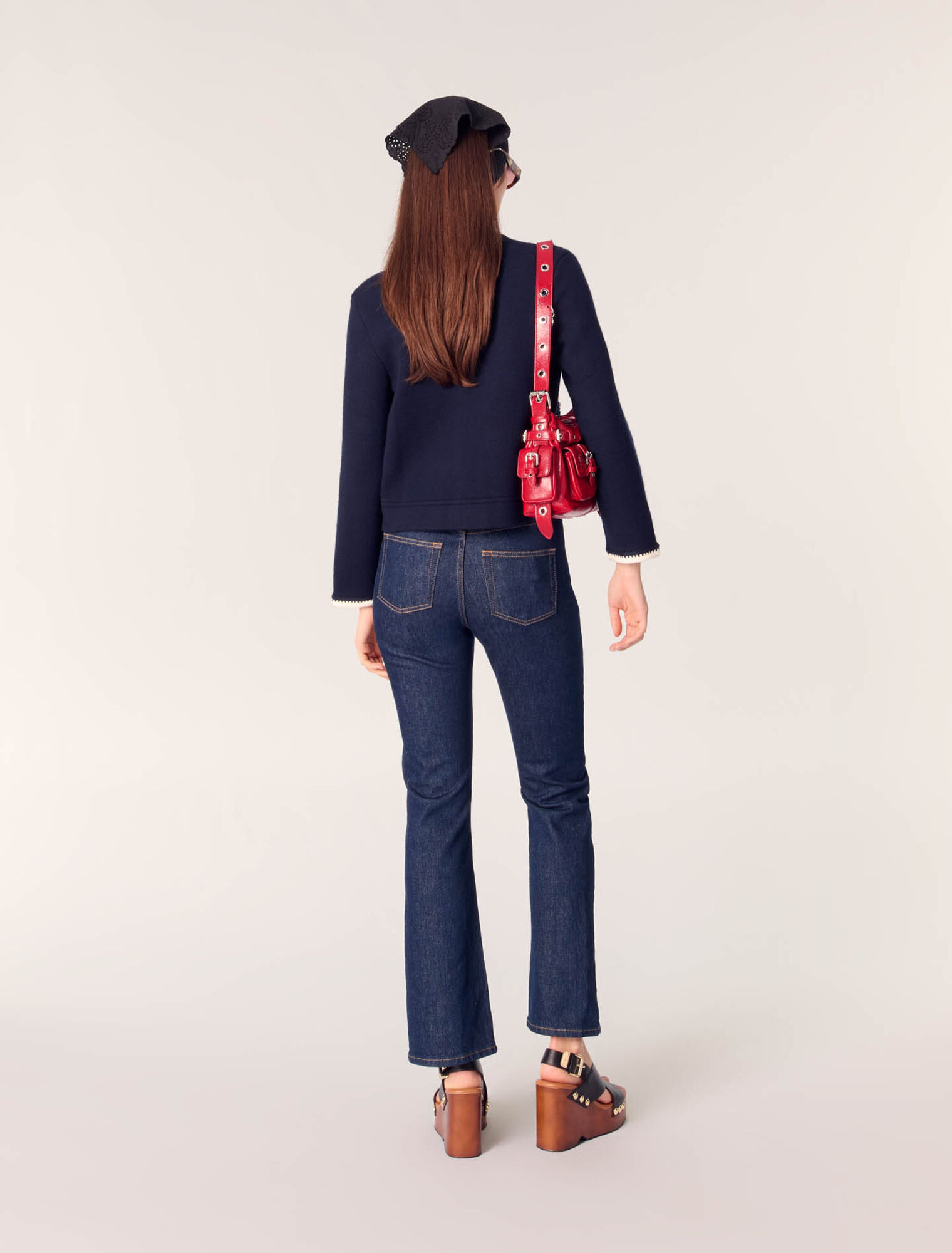 Cardigan en laine mélangée