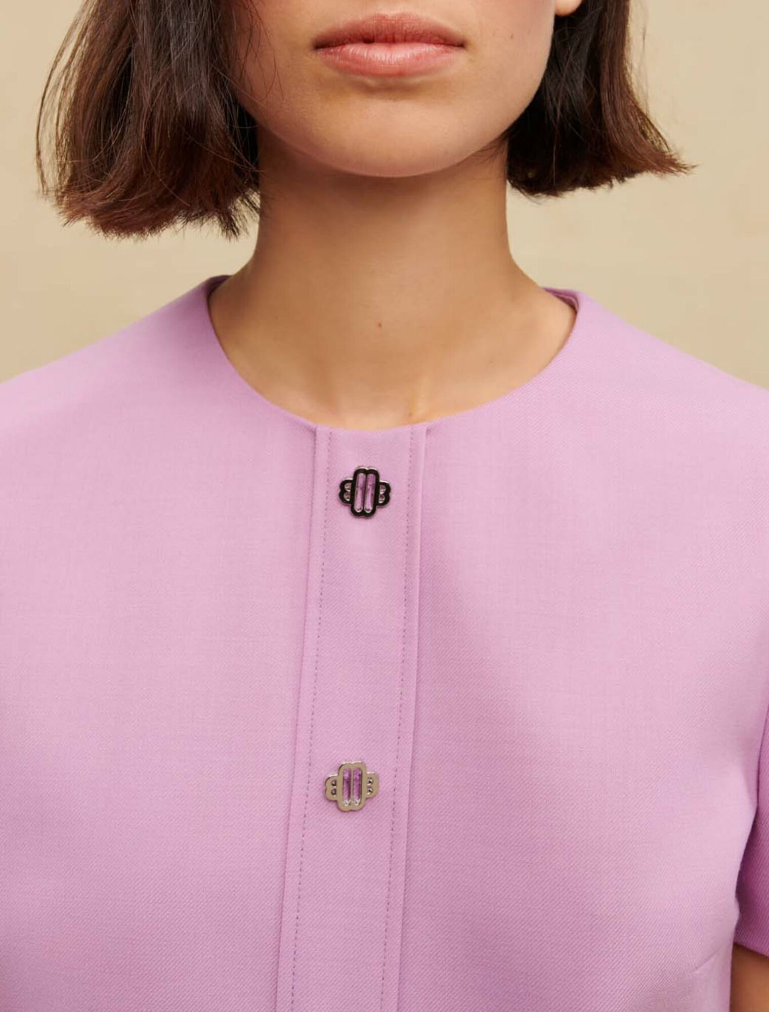 Short, straight-cut dress